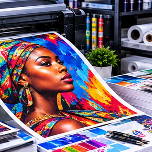 Printed flyers and posters