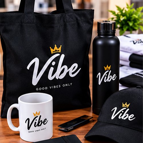 Custom bags and merchandise